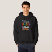 Team Zweite Stufe Leopard Stift 2. Klasse Lehrer Hoodie (Vorne ganz)
