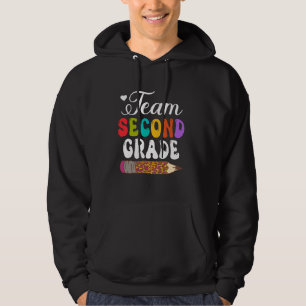 Team Zweite Stufe Leopard Stift 2. Klasse Lehrer Hoodie