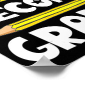 Team zweiter Klasse Spaß 2. Zurück zur Schule Lehr Poster (Ecke)