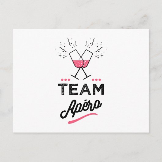 Teamapero Femme Postkarte (Vorderseite)