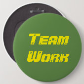 Teamarbeit Button (Vorne & Hinten)
