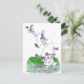 Teamarbeit - Cricket, tony fernandes Postkarte (Stehend Vorderseite)