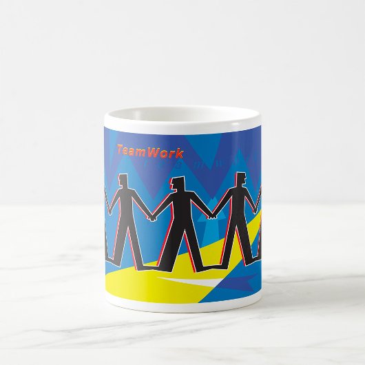 Teamarbeit Einheit Menschen halten Händchen Kaffeetasse