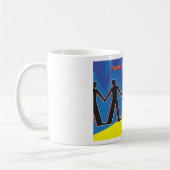 Teamarbeit Einheit Menschen halten Händchen Kaffeetasse (Links)