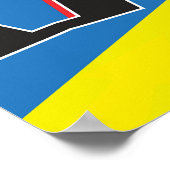 Teamarbeit Einheit Menschen halten Händchen Poster (Ecke)