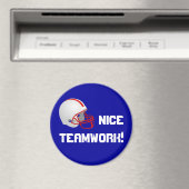 Teamarbeit - Fußball Magnet (In Situ (Geschirrspüler))