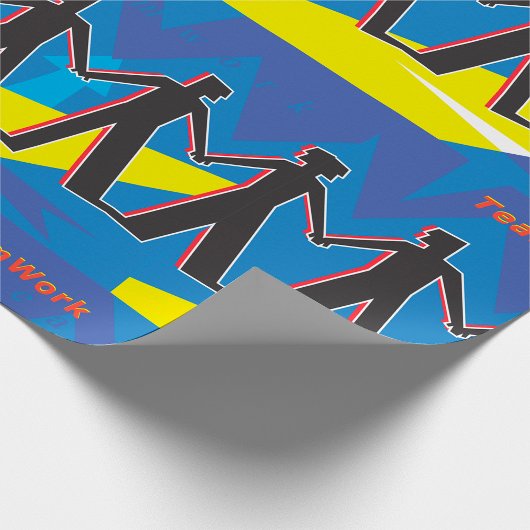 Teamarbeit Geschenkpapier