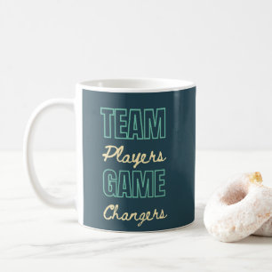 Teamarbeit Inspirierender Zitat Büro Geschäft Gesc Kaffeetasse