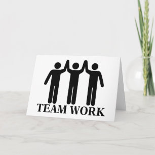 Teamarbeit Karte