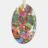 Teamarbeit Keramik Ornament (Links)