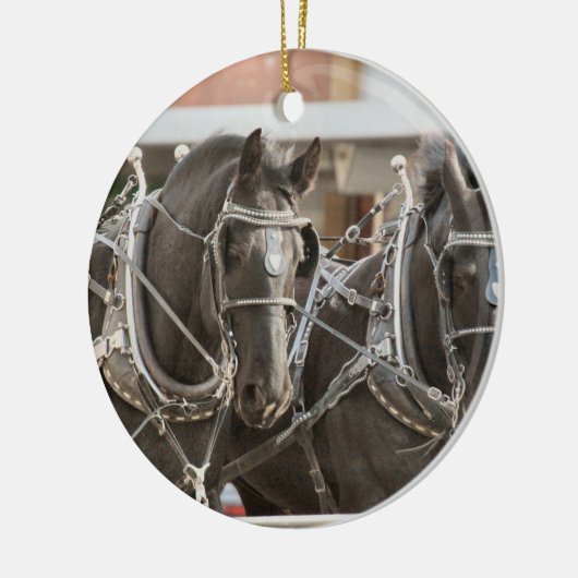 Teamarbeit Keramik Ornament (Links)