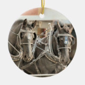 Teamarbeit Keramik Ornament (Vorne)