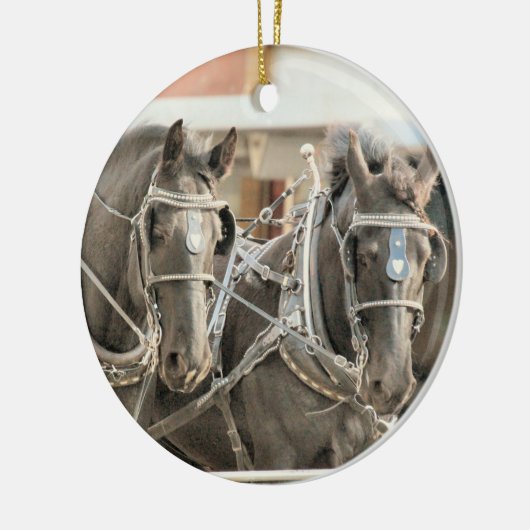 Teamarbeit Keramik Ornament (Links)