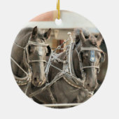 Teamarbeit Keramik Ornament (Hinten)