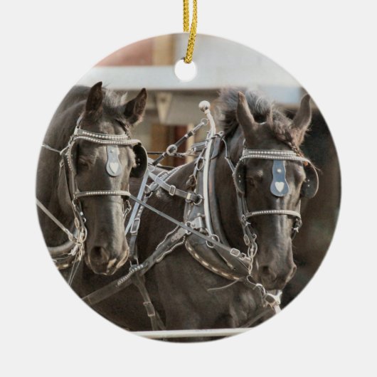Teamarbeit Keramikornament (Vorne)