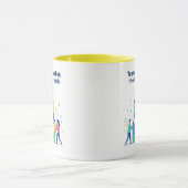 Teamarbeit Lässt Träume Wahr Werden Tasse (Zentrum)
