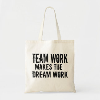 Teamarbeit macht Traumarbeit Tragetasche