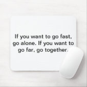 Teamarbeit-Mauspad Mousepad (Mit Mouse)