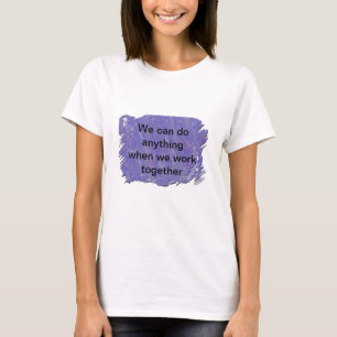 Teamarbeit Motivation Geschäfts Kooperation Mitarb T-Shirt