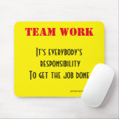 Teamarbeit Mousepad (Mit Mouse)