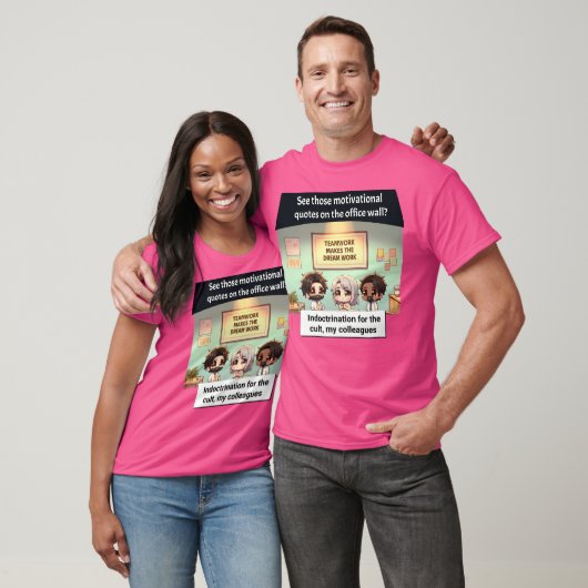 Teamarbeit oder Indoktrination, die Sie entscheide T-Shirt (Unisex)