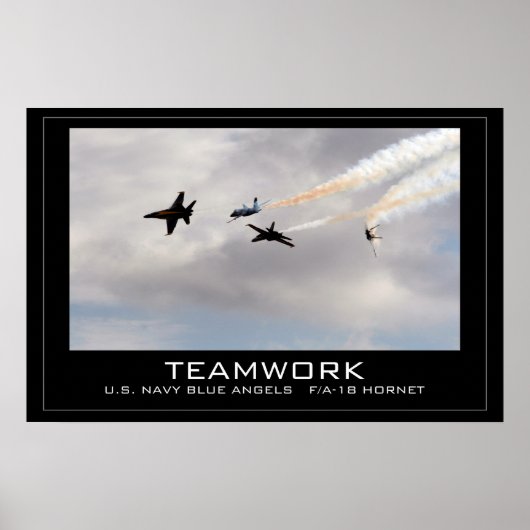 Teamarbeit Poster (Vorne)