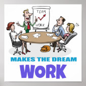 Teamarbeit Poster (Vorne)