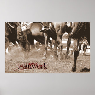Teamarbeit Poster