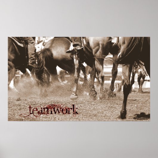 Teamarbeit Poster (Vorne)