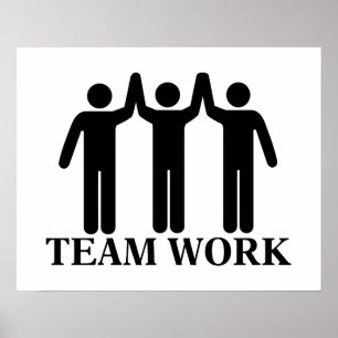 Teamarbeit Poster