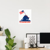 Teamarbeit Poster (Heimbüro)