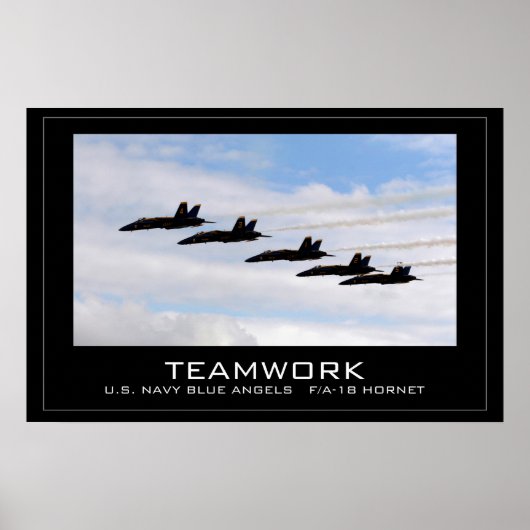Teamarbeit Poster (Vorne)