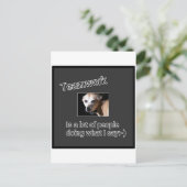 Teamarbeit Postkarte (Stehend Vorderseite)