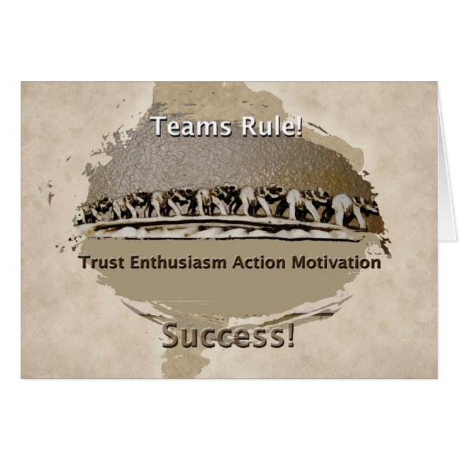 Teamarbeit - Regel (Vorderseite (Horizontal))