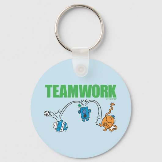 Teamarbeit Schlüsselanhänger (Rückseite)