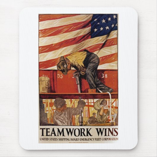 Teamarbeit siegt mousepad (Vorne)