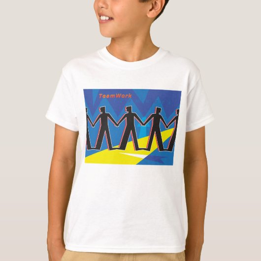 Teamarbeit T-Shirt (Vorderseite)