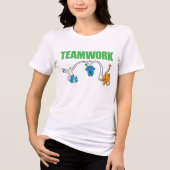 Teamarbeit Tri-Blend Shirt (Vorderseite)