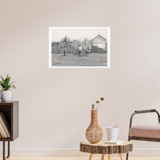 Teamarbeit Vintage-Kunstposter Poster