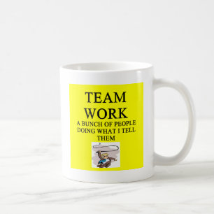 Teamarbeitswitz Kaffeetasse