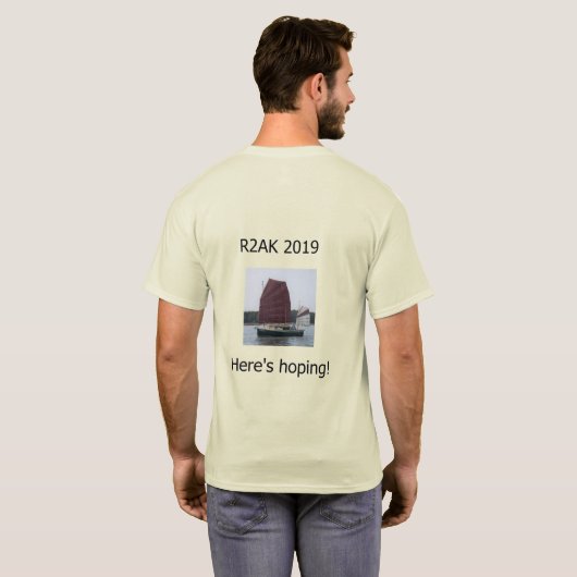 TeamAuklet - Front und hinterer T - Shirt (Schwarz voll)