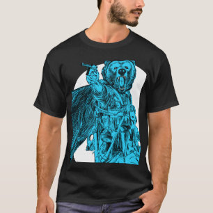 #Teamb3ar - Schlachtfeld-Bärn-Blau T-Shirt