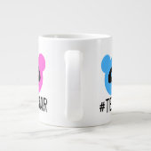 #teamb3ar Tasse Rosa und Blau (Rückseite)