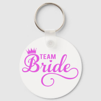 Teambriege, rosa Wortart Schlüsselanhänger
