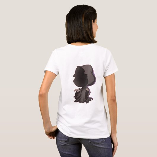 #TeamCletus Chibi T-Shirt-Fronten-u. T-Shirt (Schwarz voll)