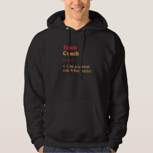 Teamcoach Definition Teamleiter Spaß Group Spread Hoodie