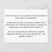 Teamcoaching - Karte "1/6: Koordination" (Rückseite)