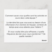 Teamcoaching - Karte "1/6: Koordination" (Rückseite)