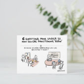 Teamcoaching-Karte 3/6: Reflexion Postkarte (Stehend Vorderseite)