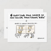 Teamcoaching-Karte 6/6: Action! Postkarte (Vorne/Hinten)